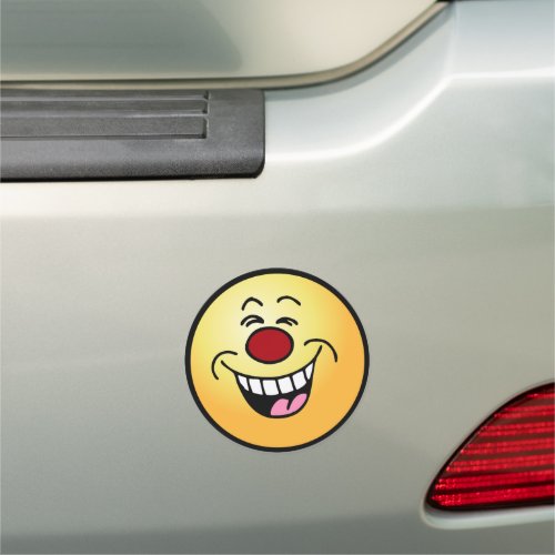 27 Happy Face Emoticon Car Magnet