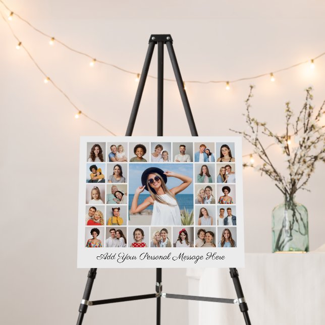 27 Photo Collage Add Your Own Greeting Foam Board (In Situ (Stand))