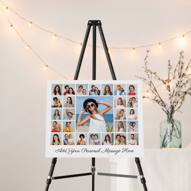 27 Photo Collage Add Your Own Greeting Foam Board (In Situ (Stand))