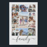 27 Photo Collage Personalized Faux Canvas Print<br><div class="desc">Create a Photo Collage Personalized faux canvas wall art print from Ricaso - add 27 individual photos to make a 27 photo collage and text - Unleash your creativity and customize with twenty seven of your favorite photos. This versatile collage lets you showcase your favorite images and brings your favorite...</div>