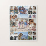 27 Photo Collage Personalized Jigsaw Puzzle<br><div class="desc">Create a Photo Collage Personalized jigsaw puzzle from Ricaso - add 27 individual photos to make a 27 photo collage - Unleash your creativity and customize with twenty seven of your favorite photos. This versatile puzzle lets you showcase your favorite images and brings your memories to life. A great gift...</div>