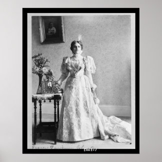 27 Portrait Mrs. McKinley Poster