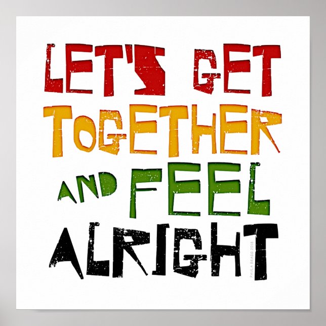 27 Reggae Quote Poster (Front)