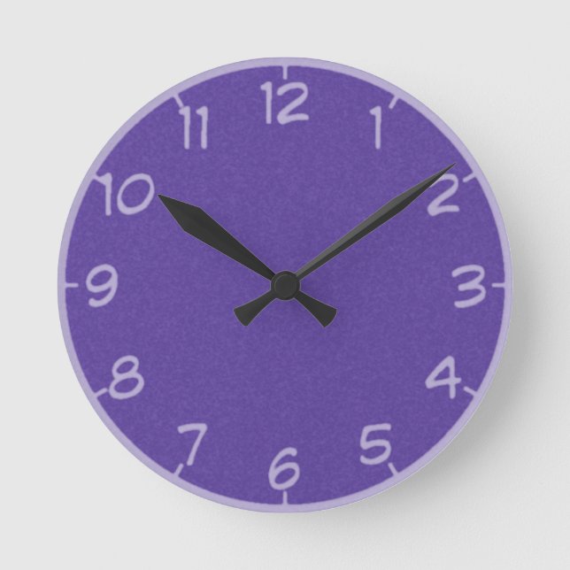 27 Shades of Purple Clock (Front)