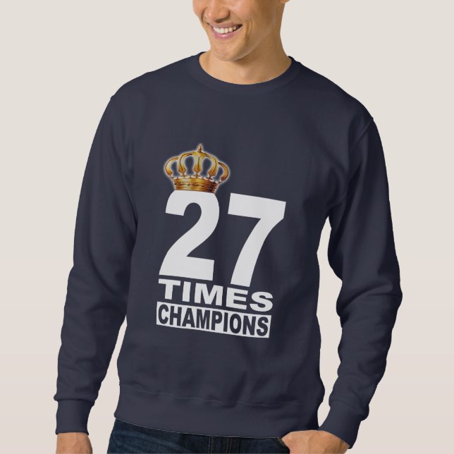 27 times world series champions 2009 sweatshirt (Front)