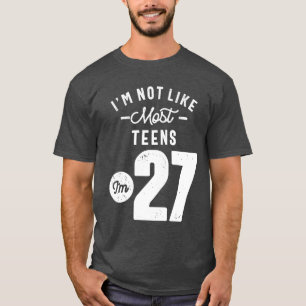 27 Year Old Gift 27th Birthday Gift Ideas T-Shirt