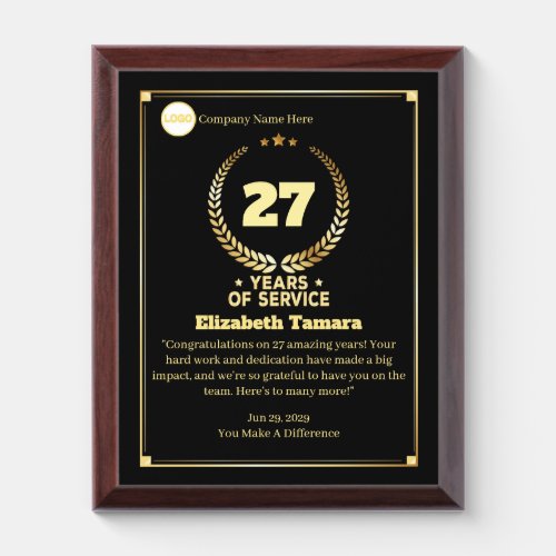 27 Years Employee Anniversary Appreciation Message