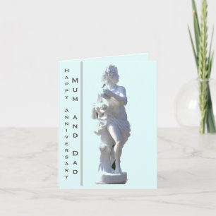 27th Anniversary Sculpture editable Card