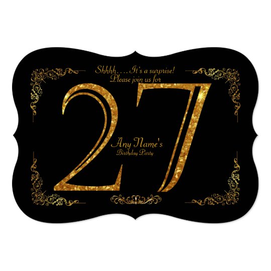 27th-birthday-party-27th-great-gatsby-black-gold-invitation-zazzle