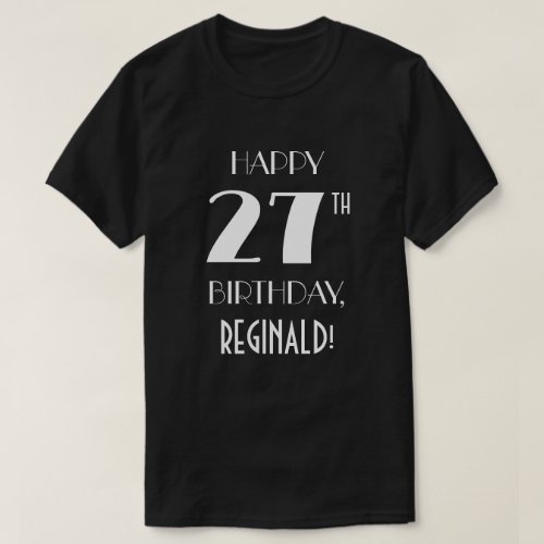 27th Birthday Party _ Art Deco Inspired Look Shirt