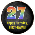[ Thumbnail: 27th Birthday - Rainbow Spectrum Pattern Number 27 ]