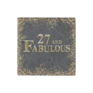27th Birthday Stone Magnet