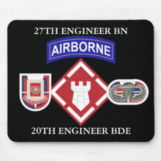 27TH ENGINEER BATTALION 20TH ENGINEER BRIGADE MOUSE PAD