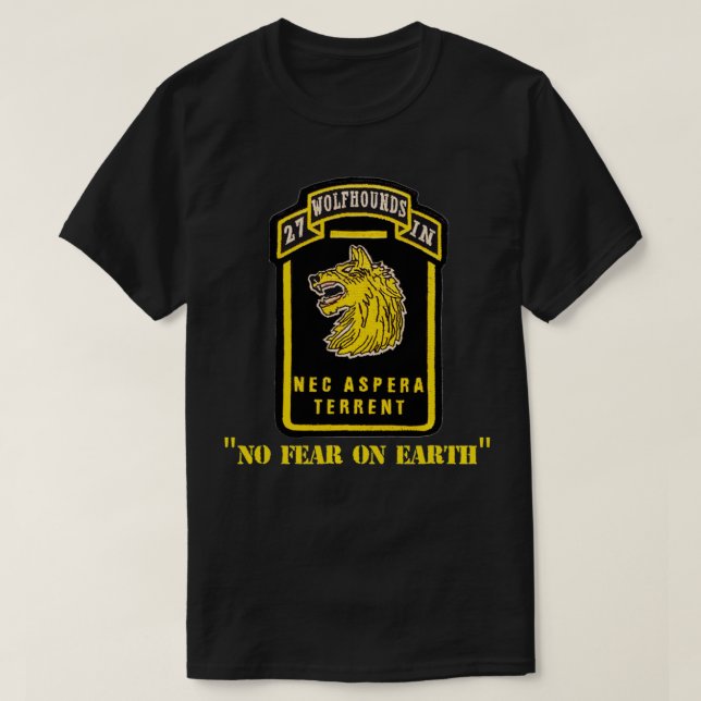 27th Infantry Regiment Wolfhounds U T-Shirt (Design Front)