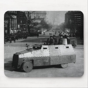 27th March 1917:  The armoured vehicle squadron Mouse Pad