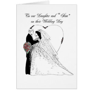 2852 Daughter and "Son" Wedding Blessings Cards