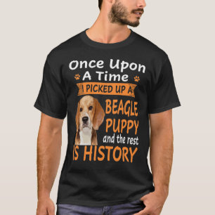 288 One Upon A Time - Beagle Puppy T-Shirt