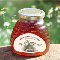 28 Custom Skep Shaped 12oz Honey Vintage Skep