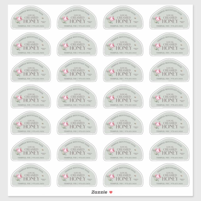 28 Local Creamed 12 oz Skep Temple Mt Sage  Sticker (Sheet)