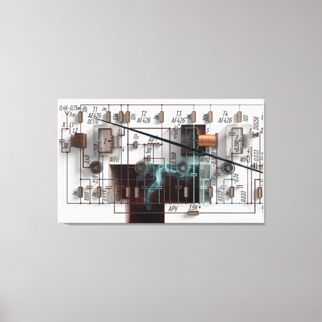 28 MHz Canvas Print (Front)