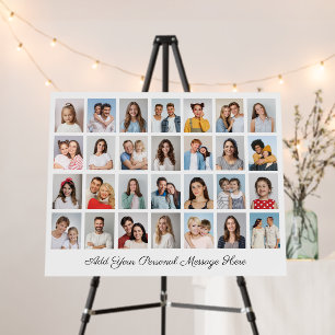 28 Photo Collage Add Your Greeting Editable Color  Foam Board