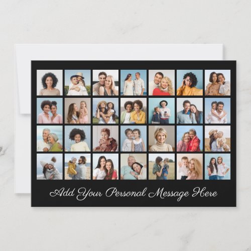 28 Photo Collage Add Your Greeting Editable Color Invitation