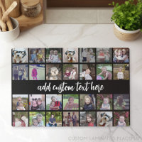 28 Photo Collage Grid - Script Text - black white