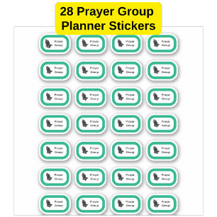 28 Prayer Group Planner Or Bullet Journal Sticker
