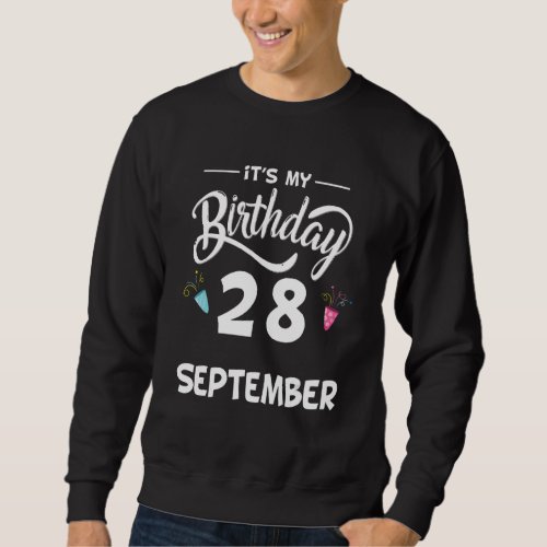 28 September Anniversary Party Special Occasions F Sweatshirt
