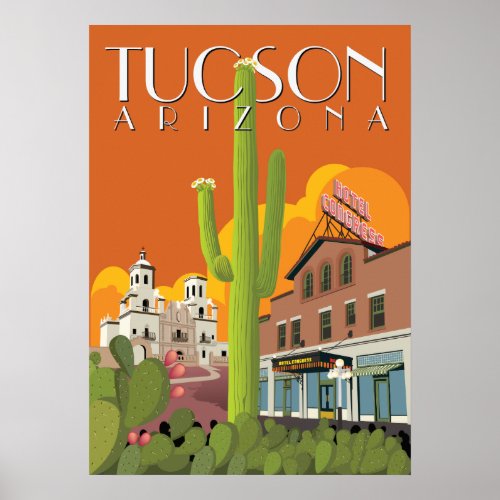 28x20 Hotel Congress _ Tucson Arizona Poster