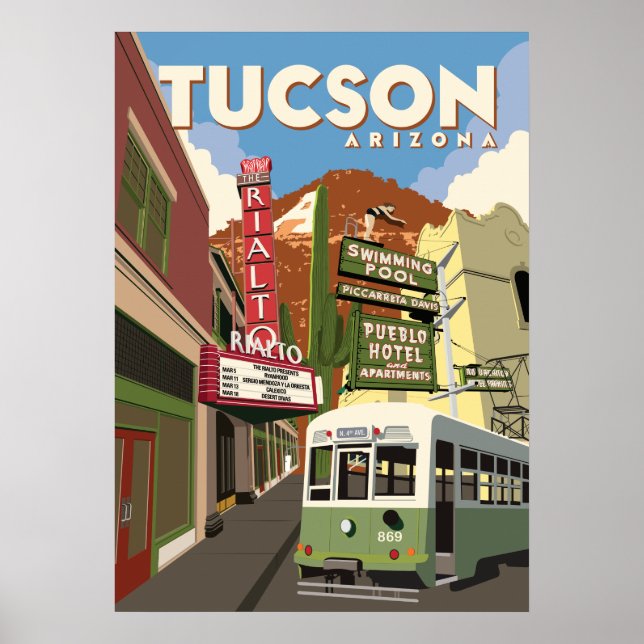 28"x20" Rialto Theater - Tucson, Arizona Poster (Front)