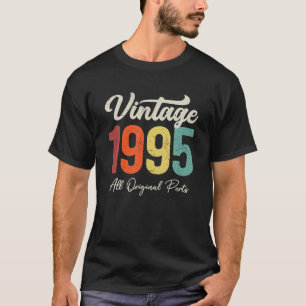 28 Years Old Vintage 1995 28th Birthday Decoration T-Shirt