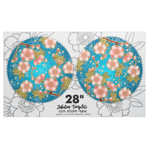 28" Zabuton DIY cut and sew cushion pattern Fabric