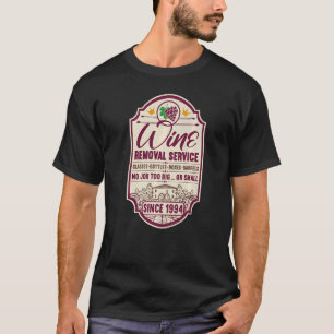 28th Birthday I Label Wine Decanter I Wine Removal T-Shirt