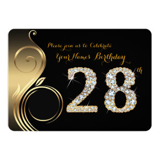 28Th Birthday Invitation Wording 1