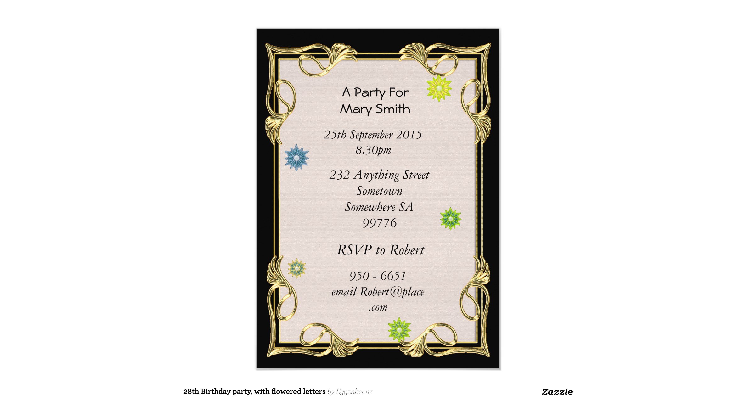 28Th Birthday Invitation Wording 5