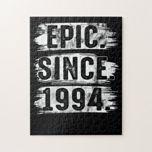 28th Birthday Vintage Epic Since 1994 28 Years Old Jigsaw Puzzle