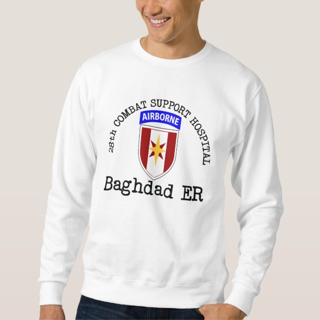 28th CSH Baghdad ER Sweatshirt (Front)