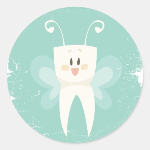28th February _ Tooth Fairy Day Classic Round Sticker