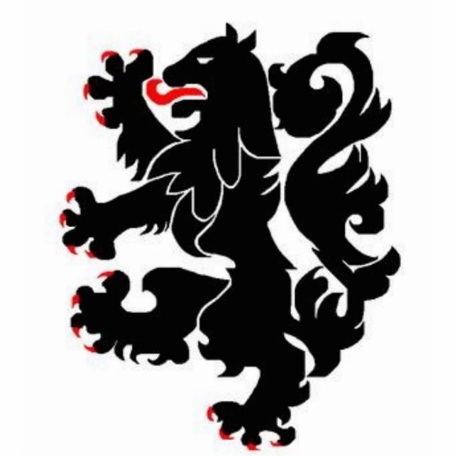 28th Infantry Black Lions Statuette (Front)