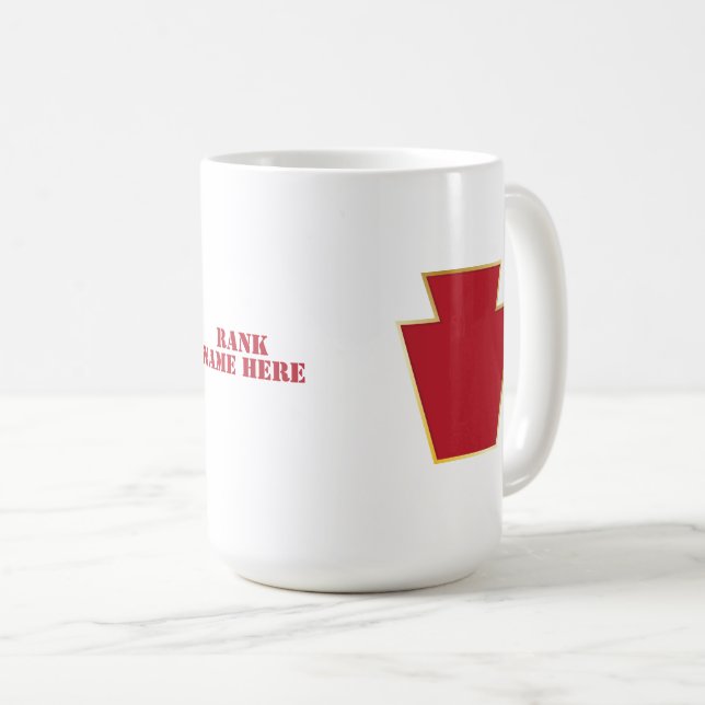 28th Infantry Division Badge Coffee Mug (Front Right)