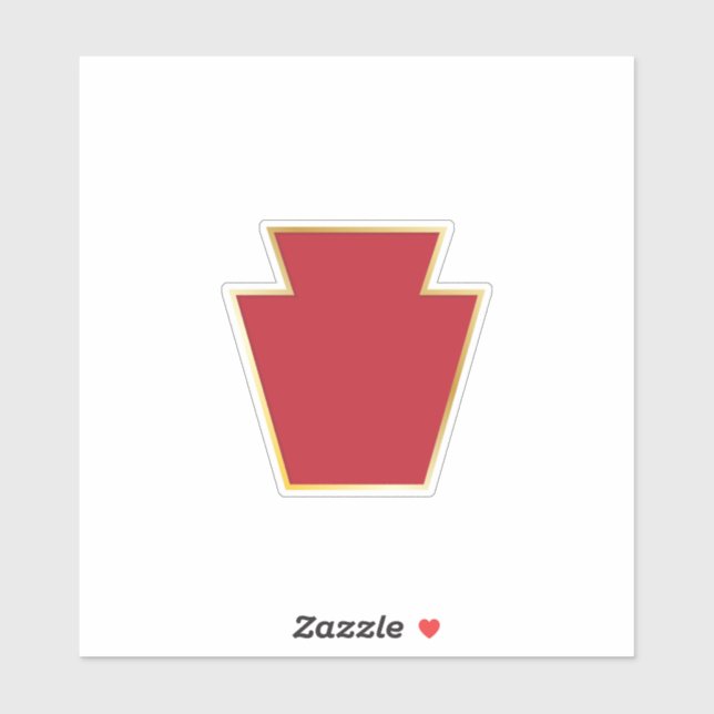 28th Infantry Division Badge Sticker (Sheet)