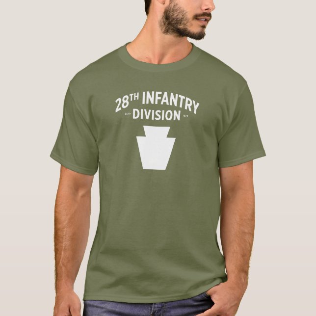 28th Infantry Division Badge T-Shirt (Front)