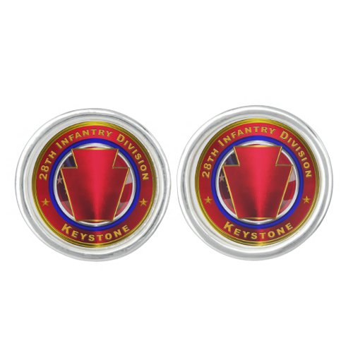 28th  Infantry Division  Cufflinks