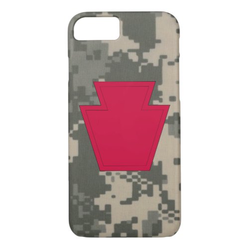 28th Infantry Division Keystone Division Camo iPhone 87 Case