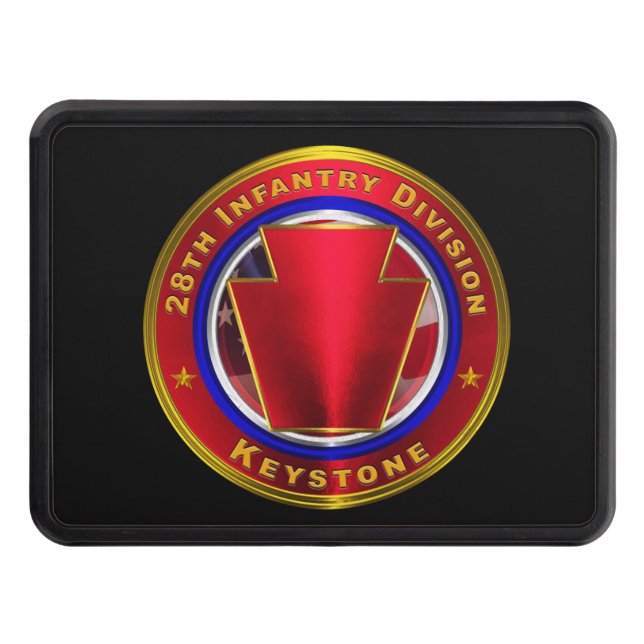 28th Infantry Division “Keystone” Hitch Cover (Front)