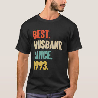 28Th Wedding Anniversary Gift Him - Best Husband S T-Shirt