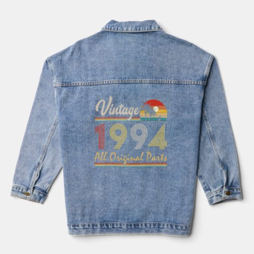 28year Old Vintage 1994 All Original Parts 28th Bi Denim Jacket