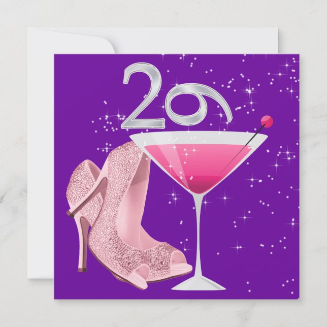 29 AGAIN Birthday Party Invitation by SRF (Front)