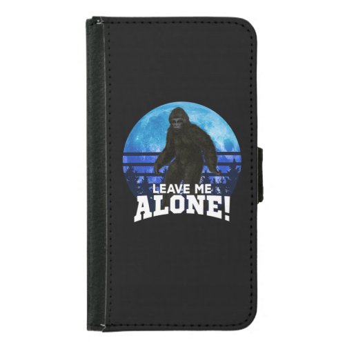 29Bigfoot Leave Me Alone Hide Seek Champion Photo Samsung Galaxy S5 Wallet Case